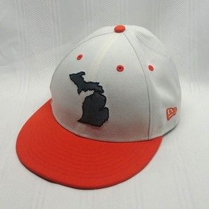 New Era 59Fifty Michigan Silhouette Fitted Cap Hat Low Profile RN11493